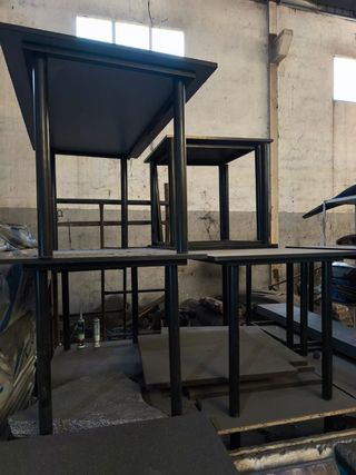 Mesas metalicas 1,50x0,80m
50€/unidad