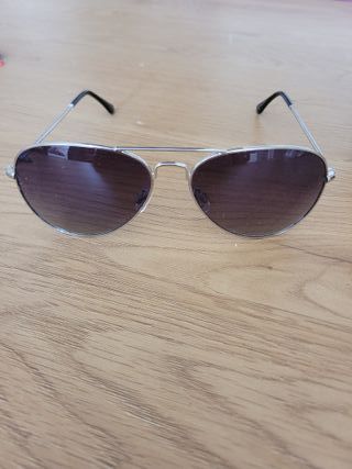 Gafas aviador Mango doradas