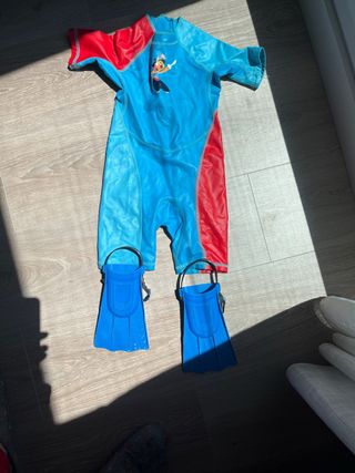 Traje de neopreno infantil pirata