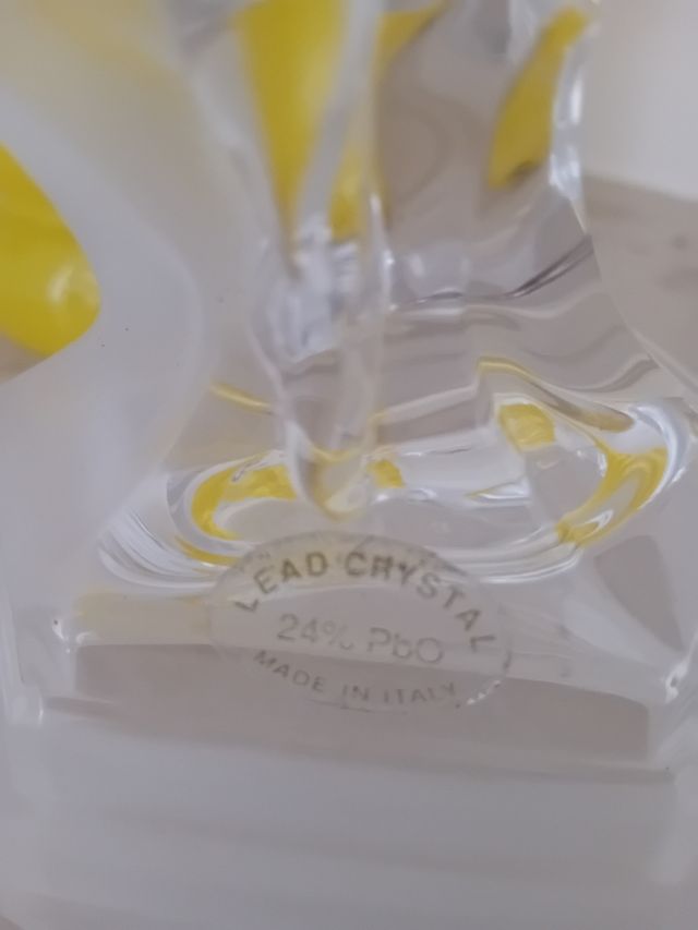 Statuetta ballerina cristallo 24%PbO