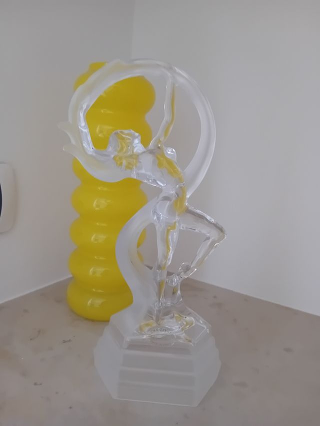 Statuetta ballerina cristallo 24%PbO