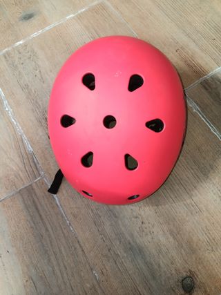 Casco bici niño Oxelo rojo