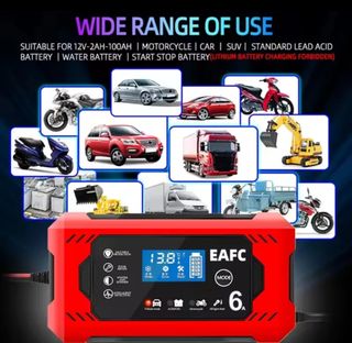 Cargador baterías 12V 6A- NUEVO