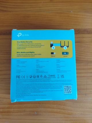 Adaptador USB Wifi Tp-Link TL-WN823N 300Mbps