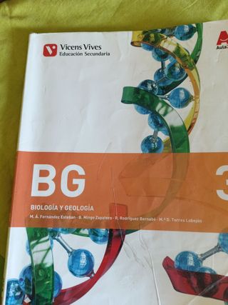 LIBRO BIOLOGIA Y GEOLOGIA 3 ESO