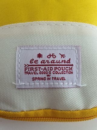 Botiquín medico de viaje 10,5 x 15 cm [Amarillo]
