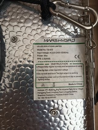 Panel LED MARS HYDRO cultivo interior