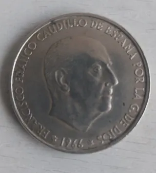 Moneda 100 pesetas Franco 1966