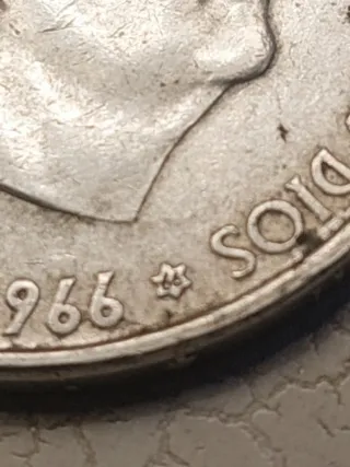 Moneda 100 pesetas Franco 1966