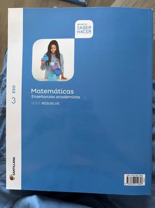 MATEMÁTICAS ENSEÑANZAS ACADÉMICAS 3 ESO
