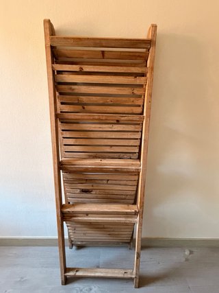 Estantería escalera madera