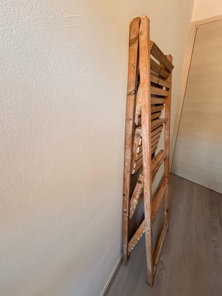 Estantería escalera madera