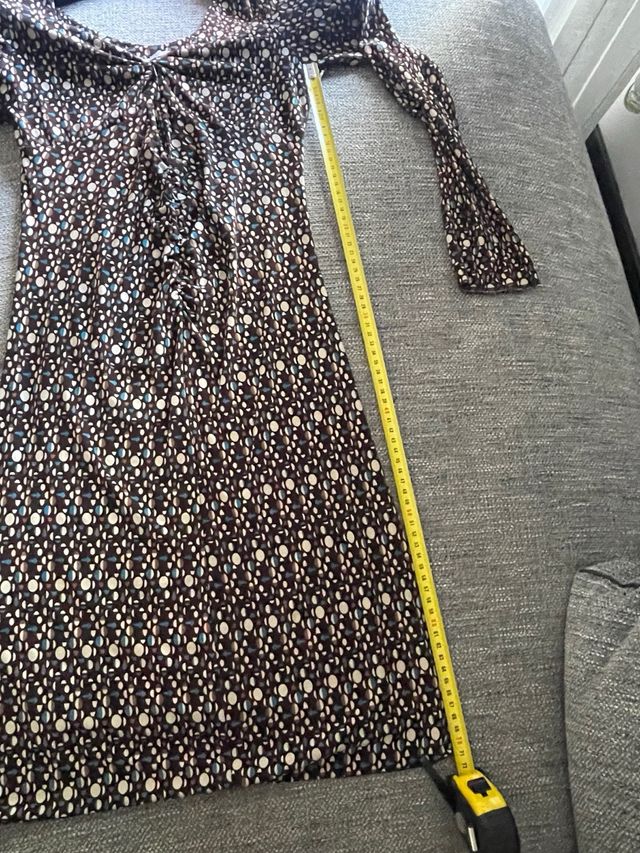 Abito Specchio Marrone Multicolor