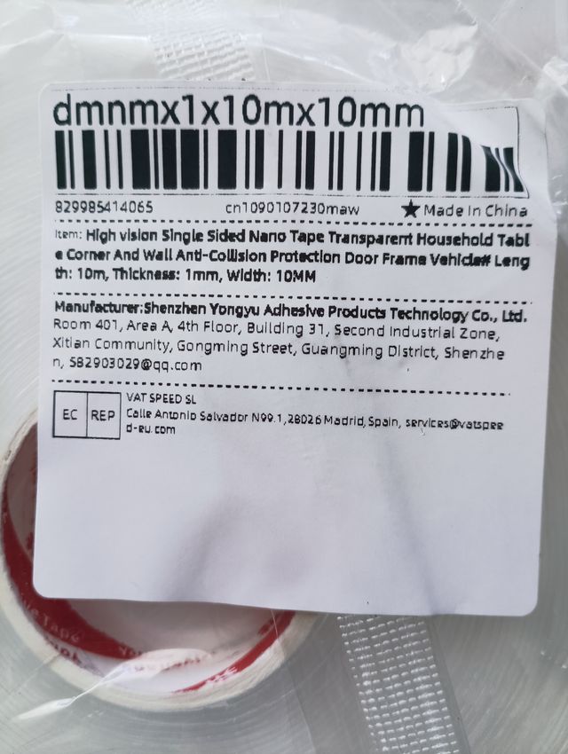 CINTA ADHESIVA TRANSPARENTE (R0086)