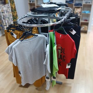 Burro perchero ropa - metal y cristal