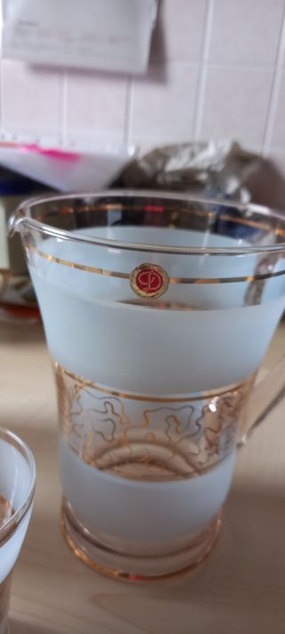 Set Vintage: Brocca & 6 Bicchieri