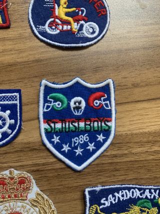 12 Toppe Ricamate Vintage Kawasaki