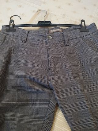 Pantaloni Uomo - Grigio e Bianco