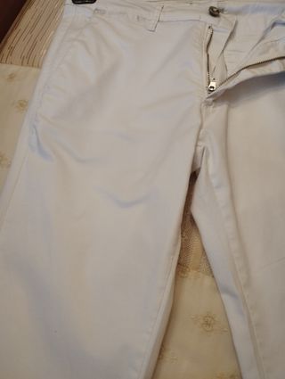 Pantaloni Uomo - Grigio e Bianco