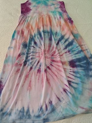 Vestido tie-dye Zara 13-14