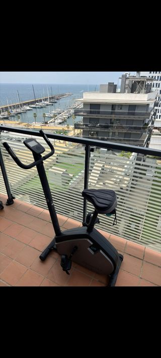 Bicicleta estática plegable