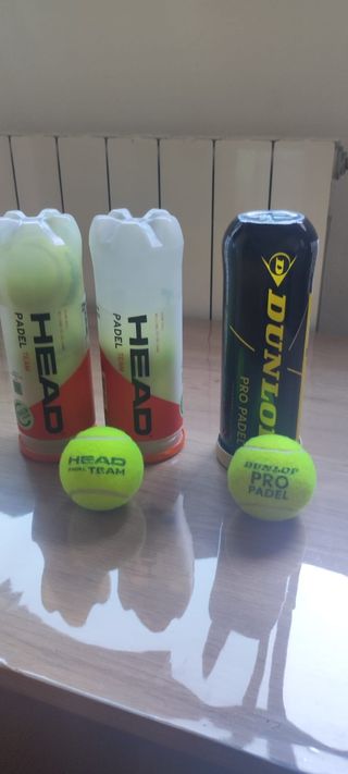 9 pelotas Tenis-Padel.