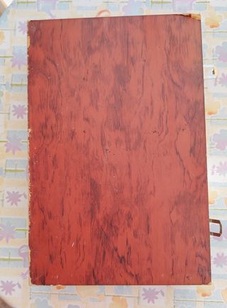 Maleta pintor vintage