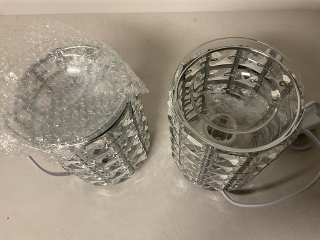 2x Lampade Scalda-ceri Eleganti Argento