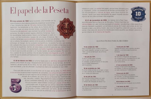 Libro El Papel de la Peseta