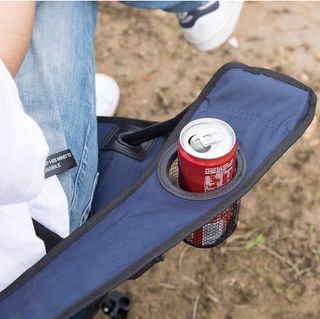 Silla Plegable Azul para Pesca Camping Playa