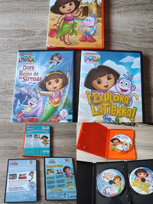 DVDs infantiles: Dora, Stitch, Karaoke