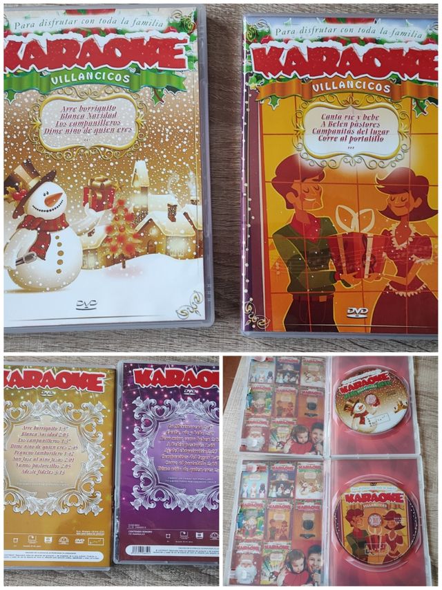 DVDs infantiles: Dora, Stitch, Karaoke