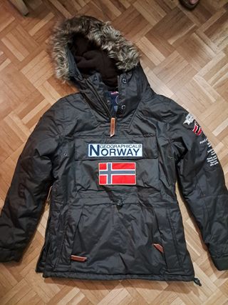 Geographical Norway Abrigo Verde Oliva