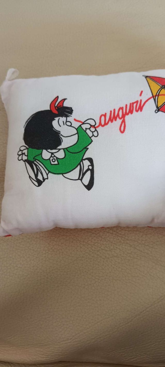 Cuscino Mafalda - Auguri