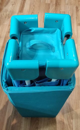 Cuna Plegable Bebé - Azul