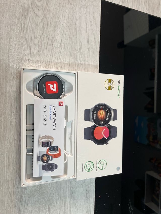 D11 WATCH 4 - Reloj inteligente gris plata