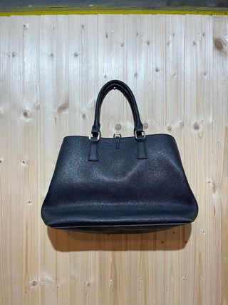 Borsa nera in pelle made in italy