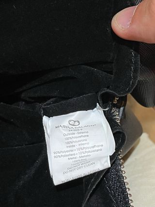 Borsa nera in pelle made in italy