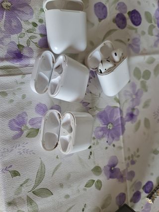 4 Bases Carga AirPods Apple(piezas).