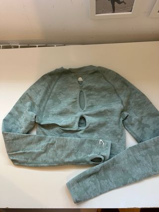 Conjunto Gymshark - Top+Leggings Verde Oliva