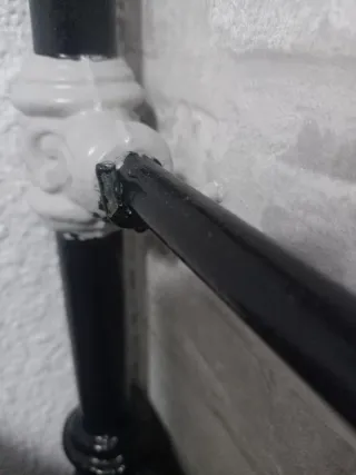 Cabecero antiguo hierro forja