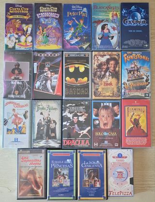 19 Cintas VHS Español - Varias Películas