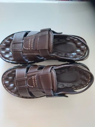 Sandalias hombre marrones casuales nueva si usar