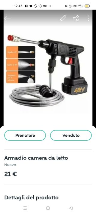 Idropulitrice 48V - Aspirapolvere