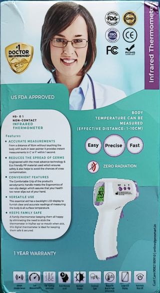 Termometro digitale frontale