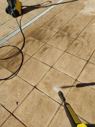 Limpieza a precion con la karcher