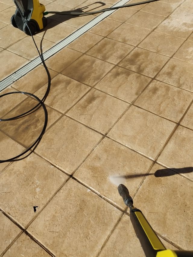 Limpieza a precion con la karcher
