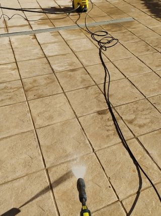 Limpieza a precion con la karcher