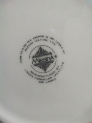 Tetera porcelana bambú - verde, blancou