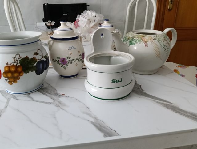 Tarros cerámica vintage cocina